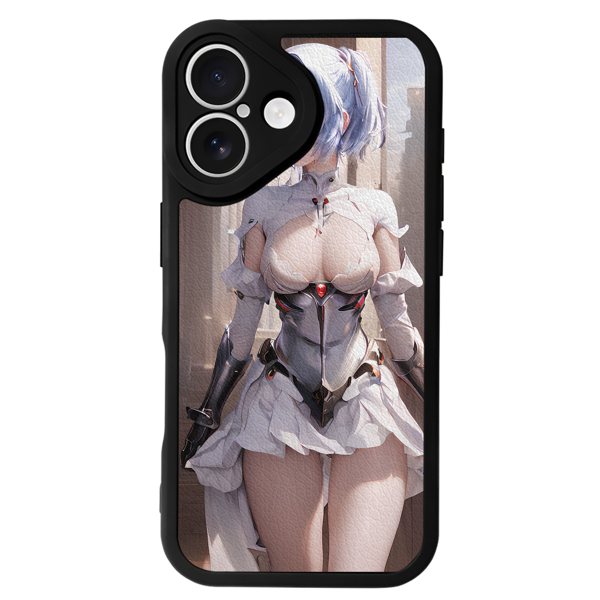 （画像用） EVA 新世紀エヴァンゲリオン 【iPhone 16シリーズ対応】シリコンスマホケース（レザー調） 材質：シリコン